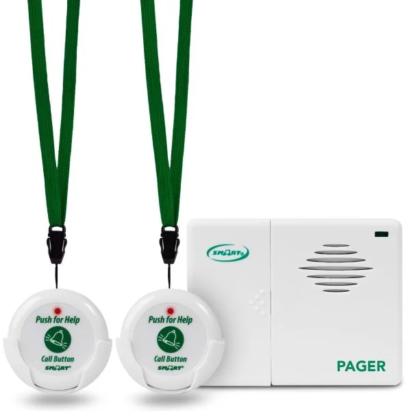 Caregiver Pager with Call Buttons Caregiver Call Systems