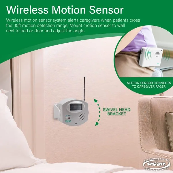 Caregiver Pager With Bed Exit Alarm For Seniors Memory Care Products