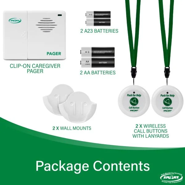 Caregiver Pager with Call Buttons Caregiver Call Systems