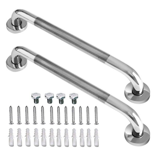 Bathroom Grab Bar – Mobility & Safety Rail for Toilet Shower & Tub Daily Aids
