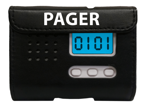 Pager with LCD Display for Large Central Monitor Central Monitoring