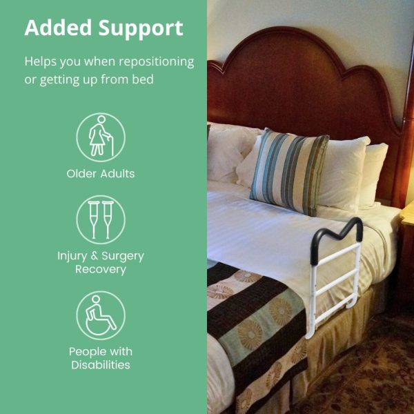 Bed Assist Handle with Multi-Position Grab Bar with Caregiver Pager and Two Call Buttons Caregiver Call Systems
