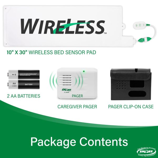 Quiet and Wireless Bed System to Pager – Complete System Bed Exit Alarm Systems