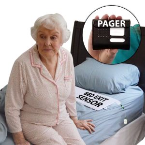 Quiet and Wireless Bed System to Pager – Complete System Bed Exit Alarm Systems